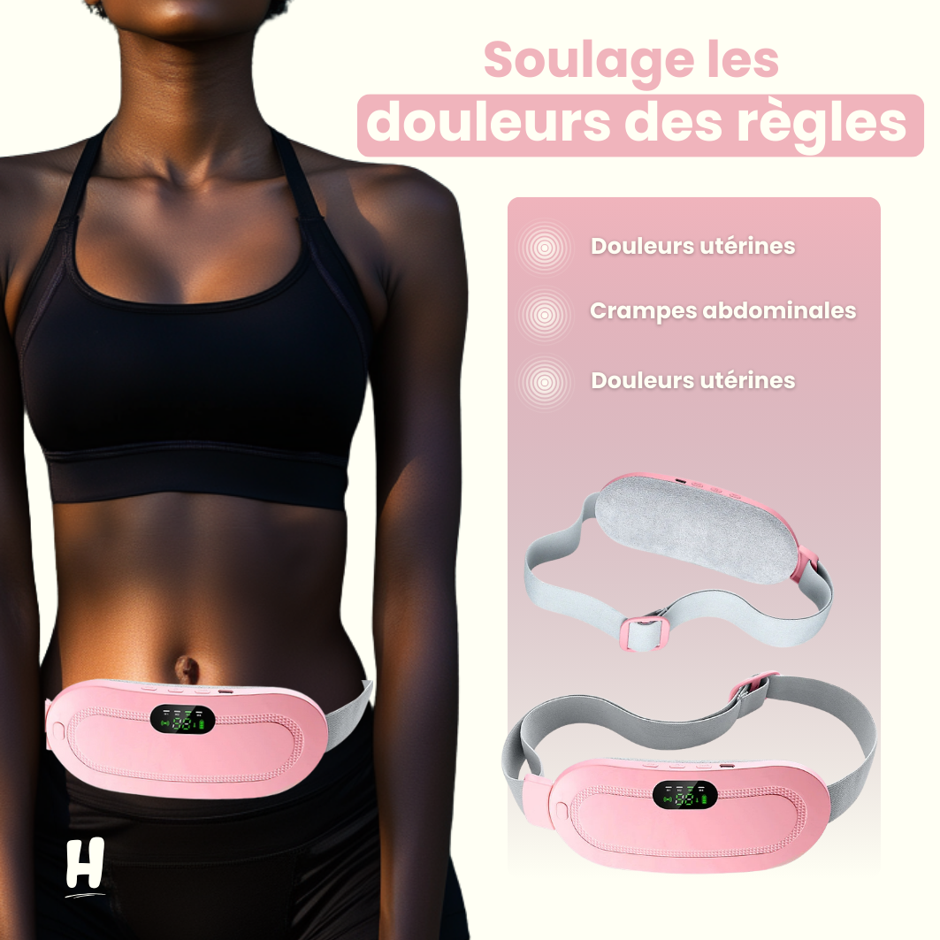 Ceinture Chauffante Électrique – Soulagement garanti de vos douleurs menstruelles